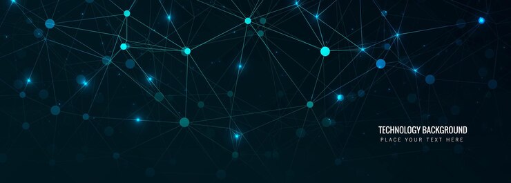 Vector abstract technology header background