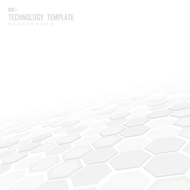 Abstract technology hexagonal  background.