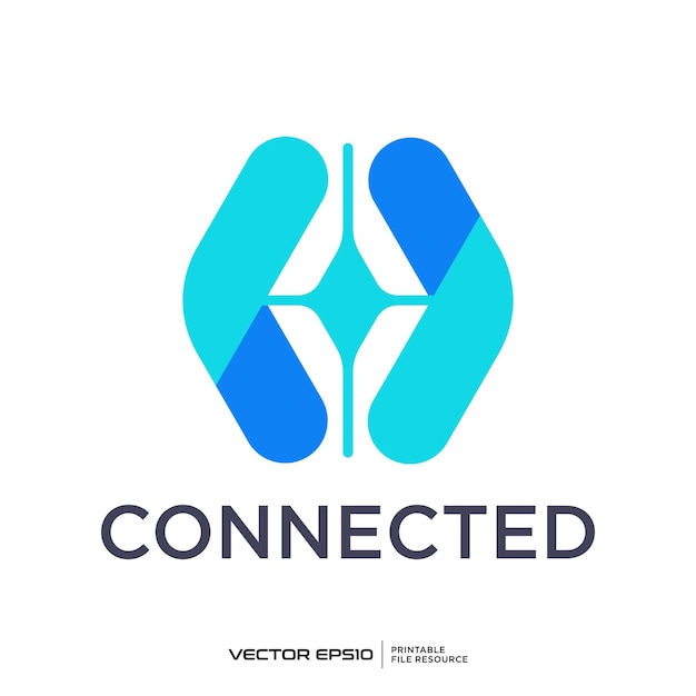 Abstract technology logo vector illustration