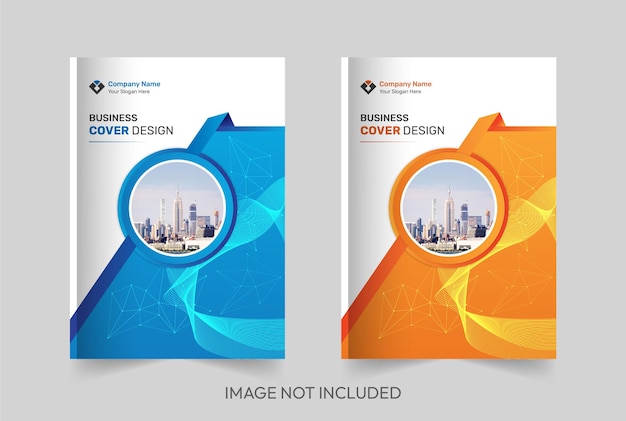 Abstract Technology Report Cover Design Template for Book Flyer Brochure Poster Annual Report