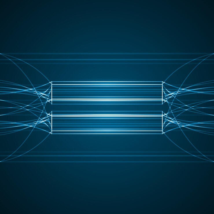 Vector abstract technology technical drawing