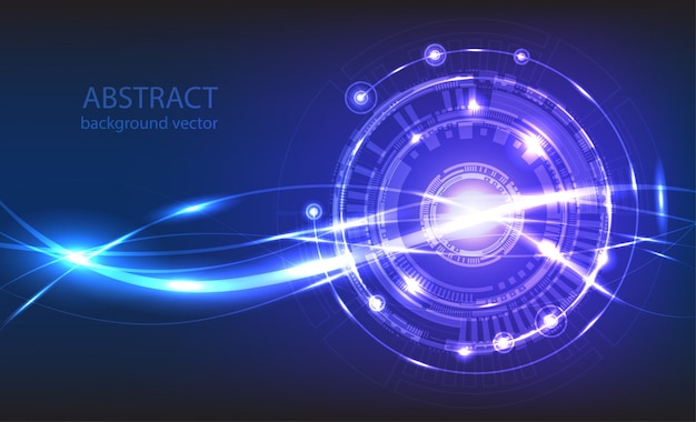 Abstract technology vector background