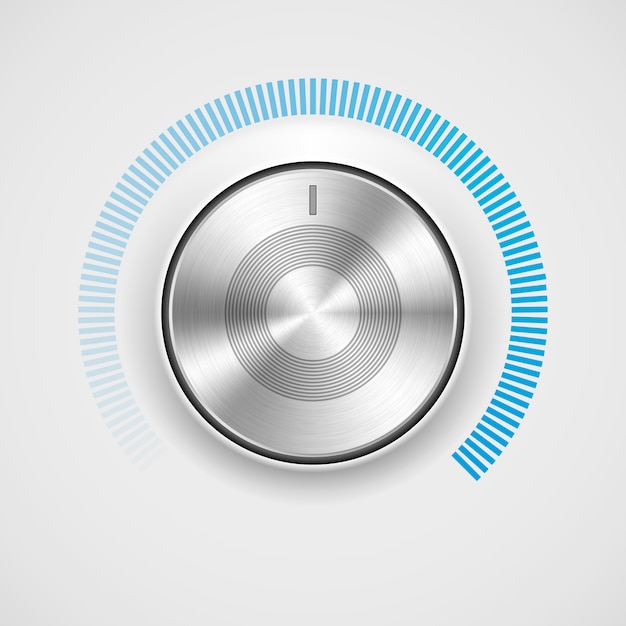 abstract technology volume knob