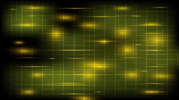 ベクトル 抽象的な技術黄色ネオン デジタル ファイアウォール通信技術データ オンライン ネットワーク背景イラスト壁紙背景ポストカード背景バナーに最適