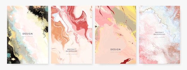 Abstract template banners set