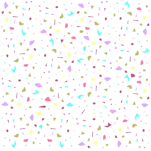 Vector abstract terrazzo floor texture background design