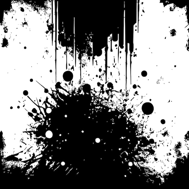 Vector abstract texture background black white grunge vector