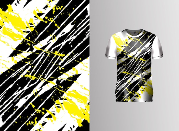 Вектор Иллюстрация абстрактной текстуры фона для спортивной футболки