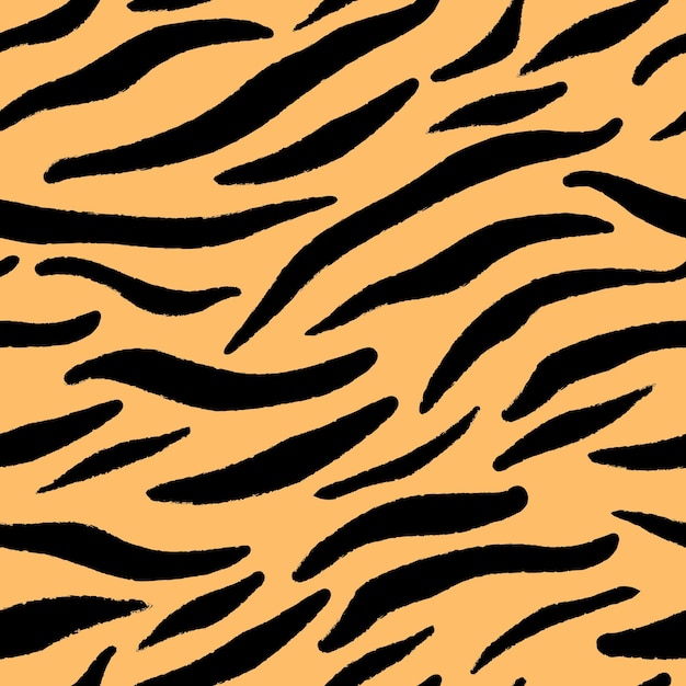 Vector abstract tiger skin print wild animal skin background textured abstract and wild print design