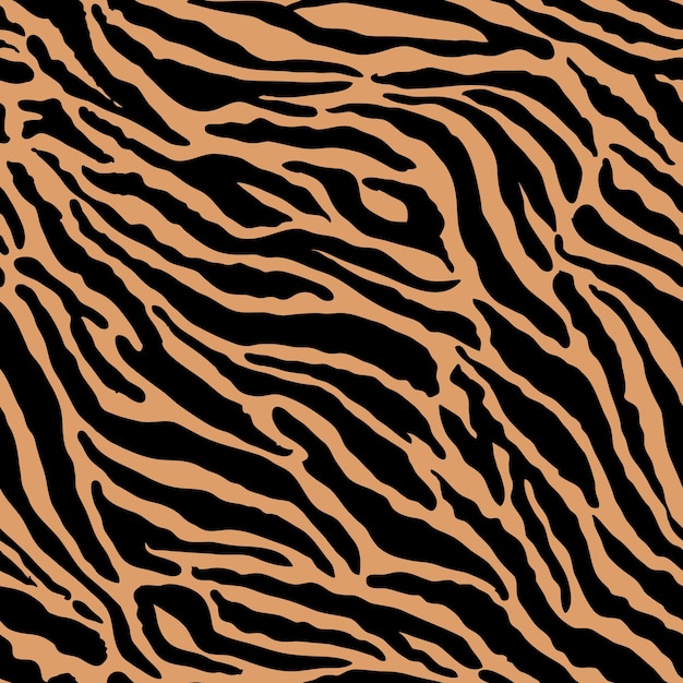 Premium Vector | Abstract tiger skin seamless pattern