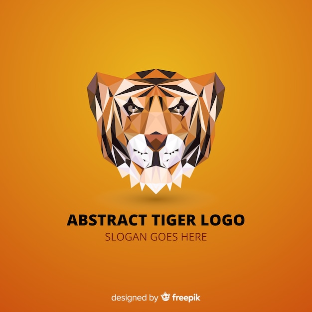 Abstract tijger logo