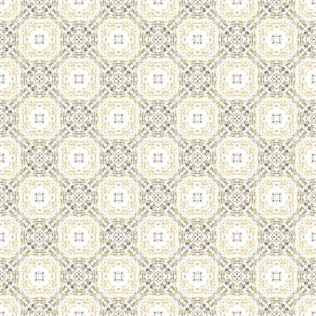 Abstract tiles seamless pattern