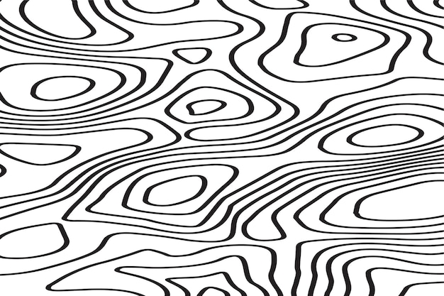 Vector abstract topographic background