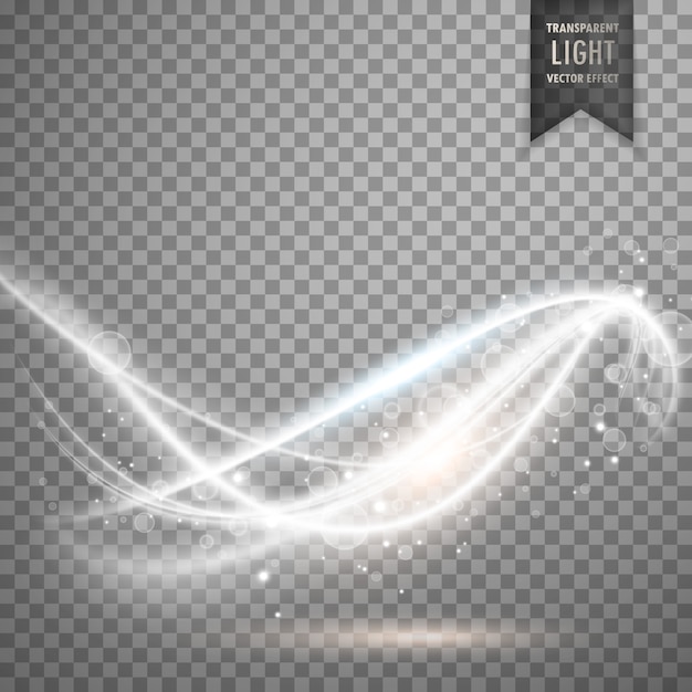 Abstract transparent light effect vector