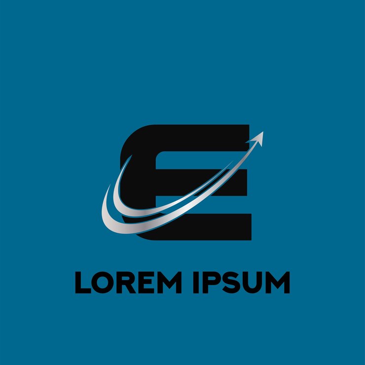 Abstract Travel E Letter logo