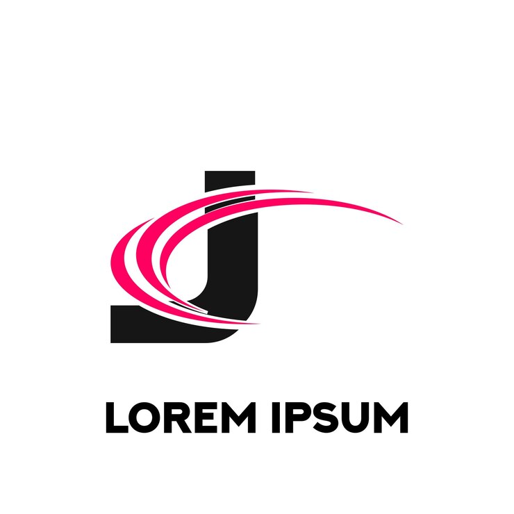 Abstract Travel Letter logo J