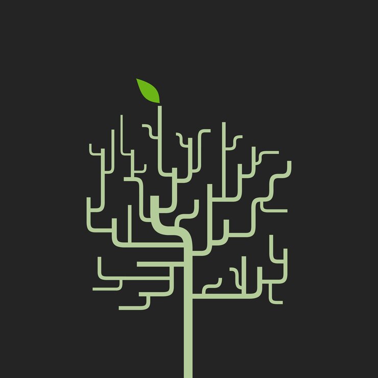 Vector abstract tree7