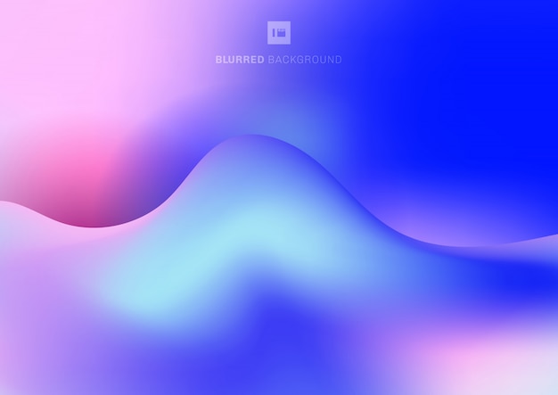 Vector abstract trendy fluid colorful gradients wave background.