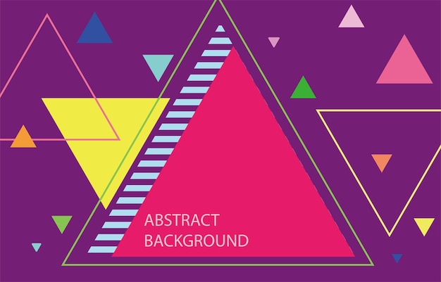抽象的な三角形の背景。 Web バナー、プレゼンテーション、ソーシャル メディア用のシンプルでモダンな壁紙。