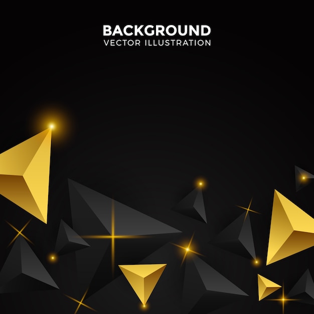 Vector abstract triangle background