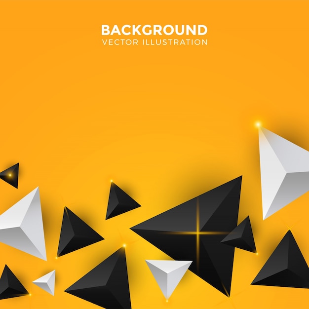 Vector abstract triangle background