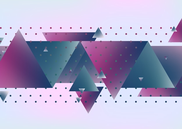 Vector abstract triangle background.