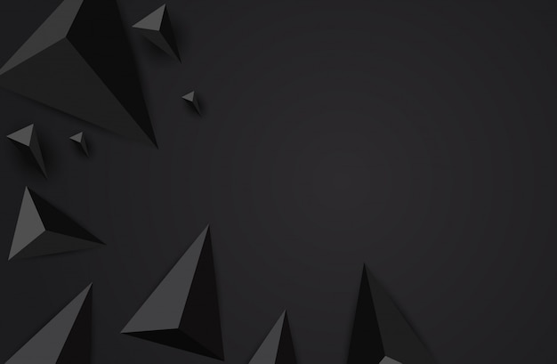 Vector abstract triangle background.