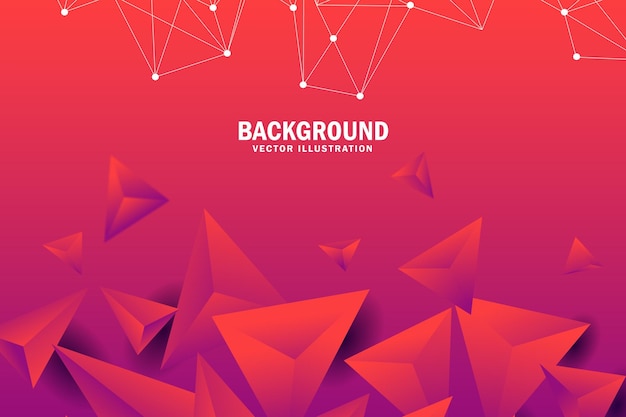 Abstract triangle background