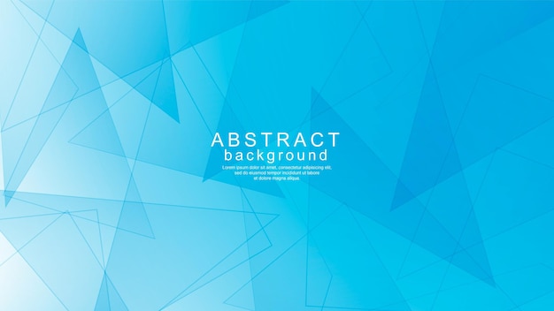 Abstract triangle design on gradient background