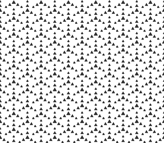 Abstract triangle geometric Seamless pattern Repeating geometric Black and white texture