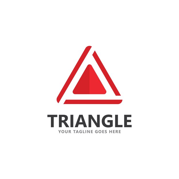 Vector abstract triangle logo and symbol vector icon