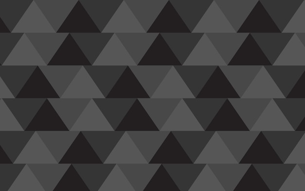 Abstract triangle shape black background