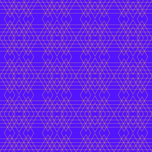 Abstract triangle shape and line on blue color modern design illustration wallpaper ethnic fabric