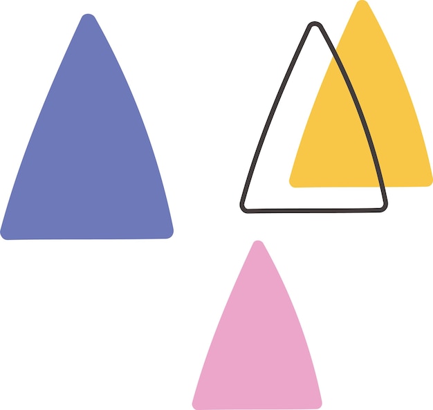 Abstract Triangle Shapes