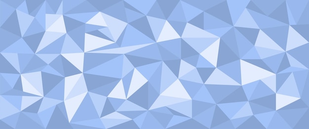 Abstract triangles background Geometric blue pattern Vector