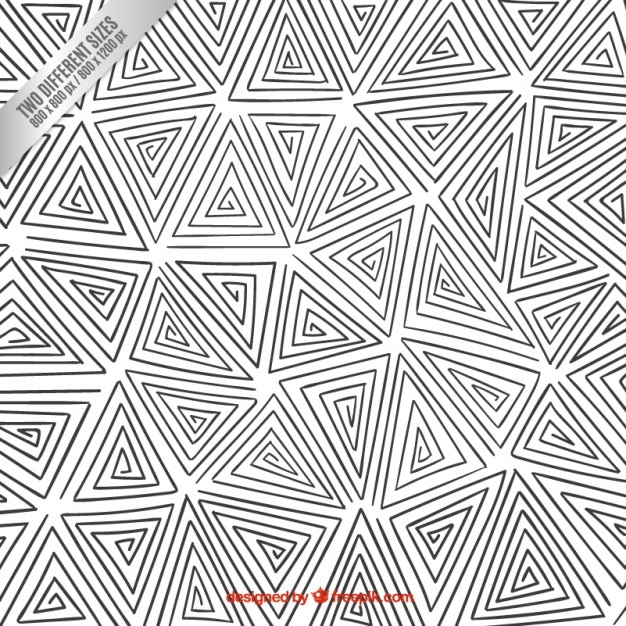 Vector abstract triangles background