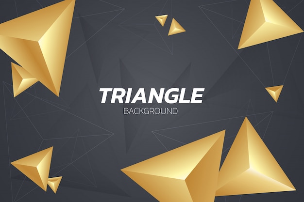 Abstract triangles background