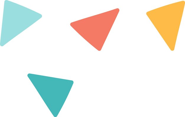 Abstract Triangles Design