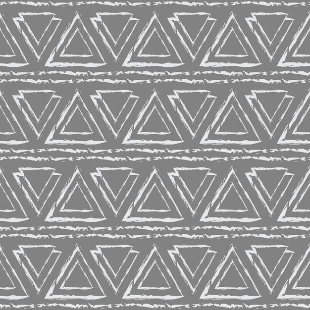 Vector abstract triangles seamless pattern background