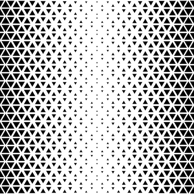 Abstract triangular background Black white geometric pattern