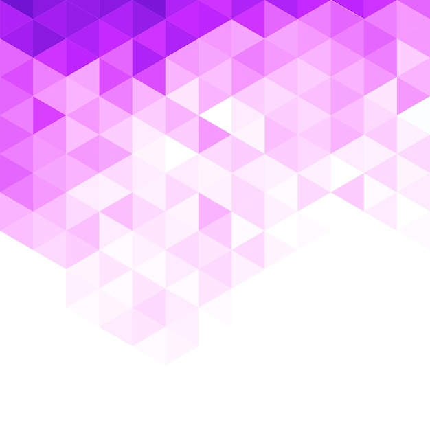 Abstract triangular background Purple geometric pattern