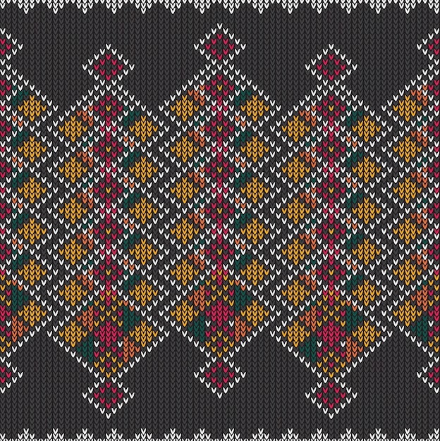 Vector abstract tribal aztec seamless pattern