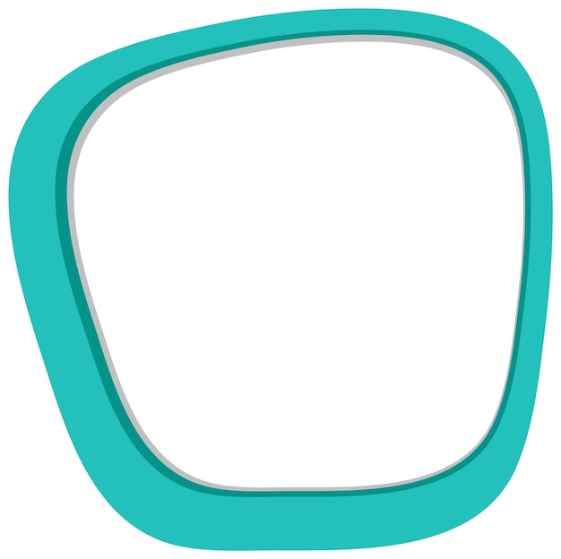 Vettore abstract turquoise frame design