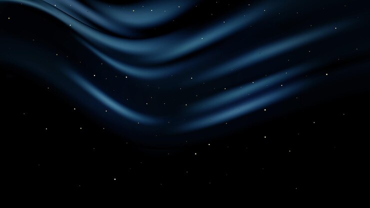 Vector abstract vector background blue fabric or liquid wave or wavy folds, luxury background or elegant wallpaper