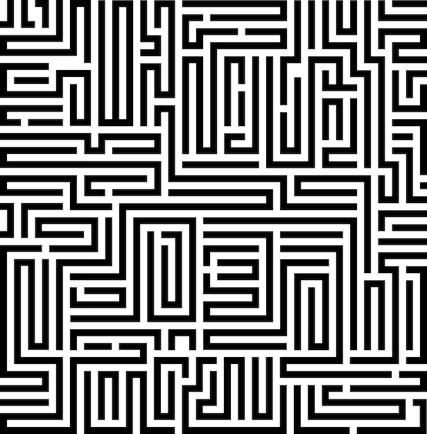 Disegno di sfondo vettoriale astratto con texture mosaico labirinto buona copertina per il libro sulla psicologia creativa problem solving studio del pensiero logico delle relazioni umane