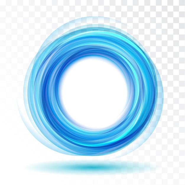 Вектор Абстрактный векторный фон волнистый синий круг линии круга синие круги абстрактные круги волны синий круг рамка прозрачная изолирована на белом фоне с пустым пространством