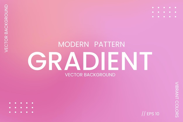Abstract Vector Banner Gradiënt Modern Patroon Poster Tekst en Geometrische Vormen Elegant Roze