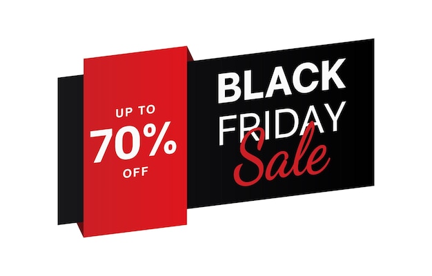 Abstract vector black friday sale layout background