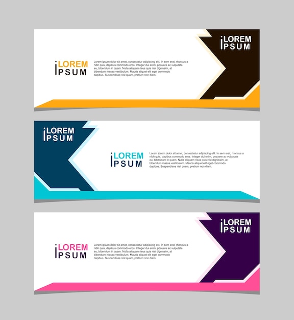 Abstract vector design banner web template banner design eps 10