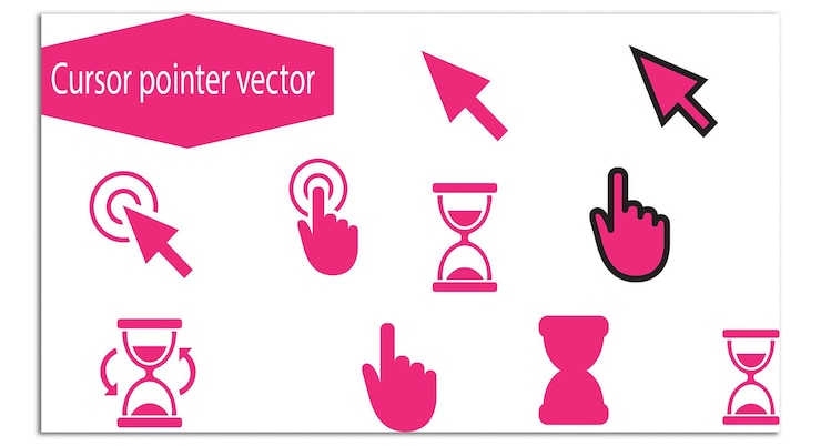 Vector abstract vector design set